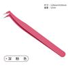 Pinzas para Pestañas Acero Inoxidable Traje de Belleza Injerto de Pestañas Postizas Clip Floreciente Cabeza Recta Codo Águila Clip Bucle Clip Pluma Dorada