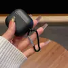 Funda protectora para AirPods funda para auriculares con textura de cuero cubierta protectora para AirPods 4 funda protectora para auriculares Bluetooth de Apple funda para auriculares de 4 compartimentos