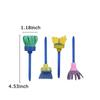 Herramientas de Pintura con Sello de Esponja para Niños, Pinceles de Esponja Herramientas de Estampado Eva, Pinceles de Pintura Graffiti DIY para Niños