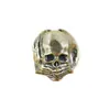 Pingente de Faca de Metal Cobre Vintage Combinação de Caveira Brinquedo Moderno Pingente de Paracord Pingente de Estilingue Acessório de Decoração Cabeça de Caveira Criativa