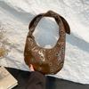 Bolso Tote de Diseño de Nicho Transfronterizo Nuevo para Mujer Comercio Exterior Bolso de Hombro para Viajes Cotidianos Bolso de Bolas de Masa Retro con Remaches Spice Girls