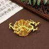 Estilo Antigo DIY Novo Chinoiserie Borda Dourada Recorte Peça de Flor Acessório de Cabeça de Noiva Coroa de Fênix Acessórios de Joias de Metal