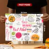 Mantel de Papel Desechable para Llevar para Platos de Comida, 600 Hojas, Tienda de Hamburguesas, Hot Pot, Comida Occidental, Papel para Bandeja de Pollo Frito a Prueba de Grasa, Personalizable