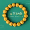 Pulsera Original de Cinabrio Puro Arena Púrpura Dorada Auténtica Arena Roja Imperial Anillo Sencillo Pulsera de Buena Suerte Pulsera para Mujer Lote Suelto Auténtico