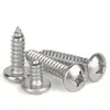 Tornillos Autorroscantes de Cabeza Redonda Phillips de Acero Inoxidable 304 en Stock M1~M6.3, Tamaño de Cabeza 1.8~5.2