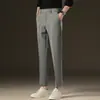 Ropa de Hombre Fengshe / Pantalones Casuales de Invierno Gruesos con Forro Polar para Hombre Pierna Recta Pequeña Elásticos Pantalones de Negocios para Hombre