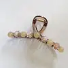 Pinza de pelo coreana de alta gama para mujer, exquisita pinza de tiburón para la parte trasera de la cabeza, pinza de pelo de verano, pasador de estrella de dibujos animados, accesorio para el cabello
