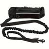 Bolsa de Cintura para Esportes ao Ar Livre Transfronteiriça com Corda de Tração Multifuncional para Corrida com Bolsa para Celular e Suprimentos para Guia de Cachorro