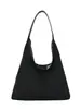 Bolsa grande listrada casual transfronteiriça feminina nova estilosa simples tote bag grande capacidade versátil para o dia a dia bolsa de ombro único moderna