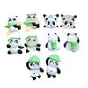 Tarjeta grande panda joyería diy material hecho a mano flor de zapato accesorios parche de sombrero tocado accesorios de resina venta al por mayor