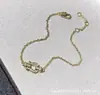 Colar Fred Fecho de Ferradura Pingente em Forma de U Totalmente Cravejado de Diamantes Fecho de Oito Corrente para Clavícula de Casal Corrente Torcida