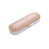 Caixa de armazenamento leve portátil Caixa de armazenamento oval para bebê caixa de armazenamento portátil para garfo e colher caixa de talheres para viagem