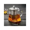 Tetera de Vidrio Resistente a Altas Temperaturas Engrosada Tetera para Hervir Taza de Té Filtro de Té para Infusión Resistente al Calor Juego de Té para el Hogar Tetera para Infusión