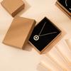 Cajas de Papel Kraft con Tapa del Fabricante en Stock para Anillos, Pendientes, Pulseras, Collares, Cajas para Empaque de Joyería y Cajas de Regalo