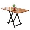 Mesa dobrável Mesa de jantar Mesa de jantar doméstica simples apartamento pequeno Mesa de jantar retangular Mesa longa portátil ao ar livre