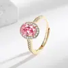Transmissão ao vivo mais vendida novo anel de ovo de pombo moda feminina luxo leve versátil zircônia formato de ovo anel de dedo joia cross-border dropshipping
