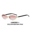 Gafas de Sol Ovaladas Estilo Wang Hedi 2026 Nuevas Elegantes Geniales Protección UV Gafas de Sol de Gama Alta Modernas