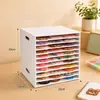 Prateleira de armazenamento de produto acabado com contas, armário de armazenamento de mesa multicamadas, grande capacidade, organização em camadas, organização, armazenamento, prateleira de exibição
