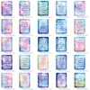 50 Tarjetas de Frases Inspiradoras en Inglés con Efecto Difuminado Soñador, Sol Positivo, Tarjetas de Energía de Alto Valor Emocional, Transfronterizo