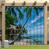 Cortina Ventana Pantalla Impermeable Exterior Comercio Exterior Transfronterizo Pabellón Moderno Amazon Transfronterizo Toldo Protector Solar Serie Bosque