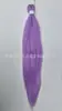 Fábrica de Pelucas Ez 26in Morado Morado Seda Baja Temperatura Fácil Popular Trenza Grande 90 Fibra Química Cabello Europa y América
