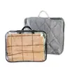 Bolsa de Empaque de PVC Transparente al por Mayor Saco para Ropa de Cama Textiles del Hogar Bolsa con Cierre Bolsa para Empaque de Alfombras con Alambre Bolsa de Almacenamiento de Plástico