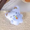 Delantal de chef con lindo ratón de dibujos animados, colgante de ratón de peluche, accesorio de bolso femenino, accesorio para muñeca y accesorio decorativo