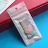 Presilha de cabelo U-shaped preta simples com palavra para noiva cabelo solto clip pequeno preto de cabeça redonda dourada clip para franja