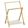 Cabide de Chão, Cabide Vertical Dobrável para Roupas de Cabeceira, Cabide Simples para Quarto de Casa