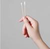 Hisopos de algodón de doble punta para maquillaje de oídos, tampones sanitarios desechables, cucharas pequeñas puntiagudas para oídos, hisopos de algodón