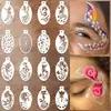 Plantilla para Pintar Caras de Niños Maquillaje de Escenario Cosplay Pintura Facial Esquina del Ojo Plantilla Hecha a Mano DIY