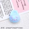 Pantuflas de Cerdito Lindas Dibujos Animados DIY Joyería Pequeña Pegamento Crema Accesorios Horquilla Agujero Zapatos Hebilla Resina Decorativa con X20