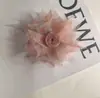Accesorios de Flores, Flores de Organza Degradadas, Rosas Hechas a Mano para DIY, Zapatos, Sombreros, Bolsos, Vestidos, Accesorios Semi-Terminados