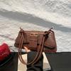 Bolso de Mujer Diseño Patrón Cocodrilo Bolso de Hombro para Viajero Explosivo Nuevo Estilo 2025 Elegante a la Moda Bolso Bandolera Pequeño Fragancia