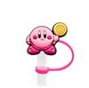 Serie Kirby Dibujo Animado Cubierta para Popote Tapa para Popote Tapón de Polvo de Silicona Decoración Linda para Popote En Stock Listo Venta al por Mayor