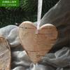 Limão verde novo amor de madeira com corda criativa decorações de Natal pingente tiroteio cenário de fundo props