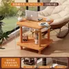 Mesa Minimalista para Sala de Estar, Mesa Lateral para Sofá, Mesa de Café Pequeña para Uso Doméstico, Estante Lateral de Cama para Dormitorio, Mesa Lateral Cuadrada para Balcón, Mesa de Esquina