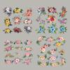 Nuevos Transfronterizos Más Vendidos Edición Completa Flor Estampado Térmico Estampado en Caliente Estación Internacional de Amazon Más Vendidos Flor Mariposa Pegatinas de Estampado