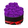 Flor Preservada Flor Real Cubeta Abrazo en Forma de Corazón Terminada Regalo de San Valentín Navidad Compromiso Regalo Romántico de Alta Gama