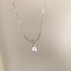 Colar de Pérolas Gota d'Água Estilo Coreano Feminino Fresco e Delicado Elegante Elegante Diário Doce Versátil Corrente para Clavícula Tendência