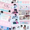[Exclusivo para Zhi Mei] Set Creativo de Mini Pancarta de Mano y Tarjetas Pequeñas Lu Mu para Eventos Deportivos, Exquisitamente Elaborado, Perfecto para Compartir e Intercambiar como Materiales de Apoyo