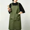 Delantales de Trabajo de Moda para Cocina Casera, Catering, Peluquería de Mascotas, Cafeterías y Tiendas de Té con Leche, Ropa de Trabajo Unisex para Salón de Uñas, Logo Personalizado