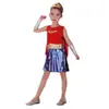 Disfraz Infantil de Halloween cosplay Disfraz de Wonder Woman Supermujer Heroica Programa de Dibujos Animados Disfraz de Actuación