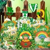 Wf084 St. Bolsa de TNT para Fiesta del Día de San Patricio Bolsa Promocional para Regalo Paquete Decorativo de Trébol de Cuatro Hojas Bolsillo