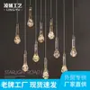 Nuevos accesorios de boda forma de gota de agua transparente luminosa araña de boda hotel escenario lugar diseño lámparas y linternas decorativas