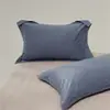 Fundas de Almohada de Algodón Cepillado 100S de Hotel Cinco Estrellas, Fundas de Almohada de Algodón Puro, Par de Fundas Interiores para Relleno de Almohada 48X74Cm
