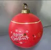 En stock Joyería de Navidad bola diversión al aire libre manualidades navideñas Juguete de bola inflable de PVC Estación independiente transfronterizo nuevo