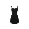 Vestido de Tenis con Tirantes Puro Deseo para Mujer Verano Cintura Estrecha Fruncido Adelgazante Secado Rápido Falda Deportiva Falda de Chica Caliente Anti-Exposición