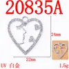 Pendientes Hechos a Mano para Pareja Día de San Valentín Chino Collar Moda Diamante Amor Joyería Colgante Aleación Accesorios Material