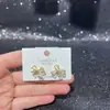 Pendientes Geométricos Exquisitos, Modernos y Versátiles para Mujer, Moda de Lujo Ligero de Nicho, Galvanizado Versátil Ecológico Accesorios Yiwu